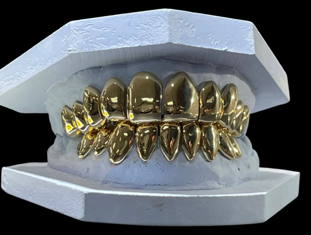 14k Gold Grillz set
